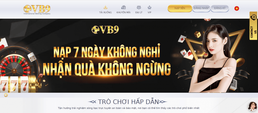 hướng dẫn nạp rút tiền tại vb9