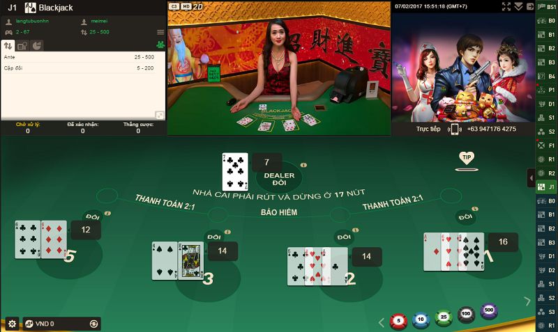 Blackjack - Tựa game nổi đình đám tại W88