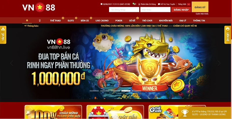 VN8 - sòng casino online uy tín số 1 
