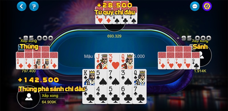 Bí quyết chơi game bài mậu binh