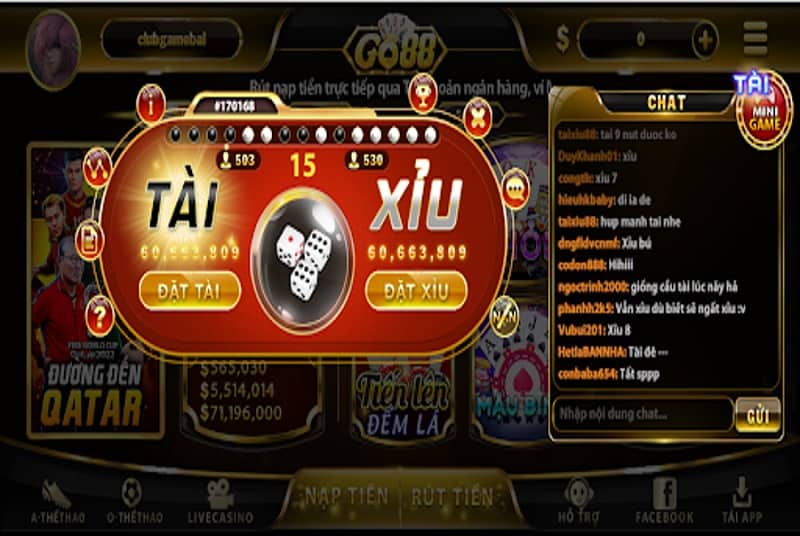 Top 5 app tài xỉu uy tín W88