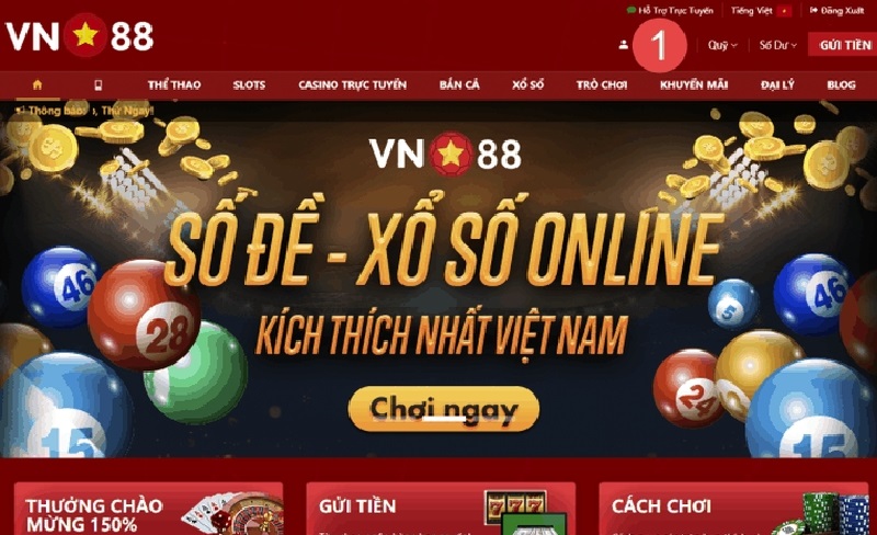 Casino trực tuyến uy tín  VN88