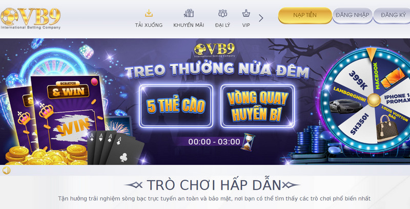 Top 10+ casino trực tuyến VB9