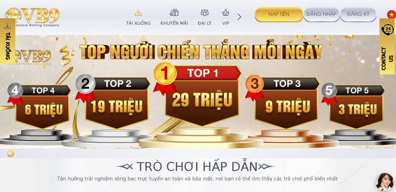 nhà cung cấp casino online VB9